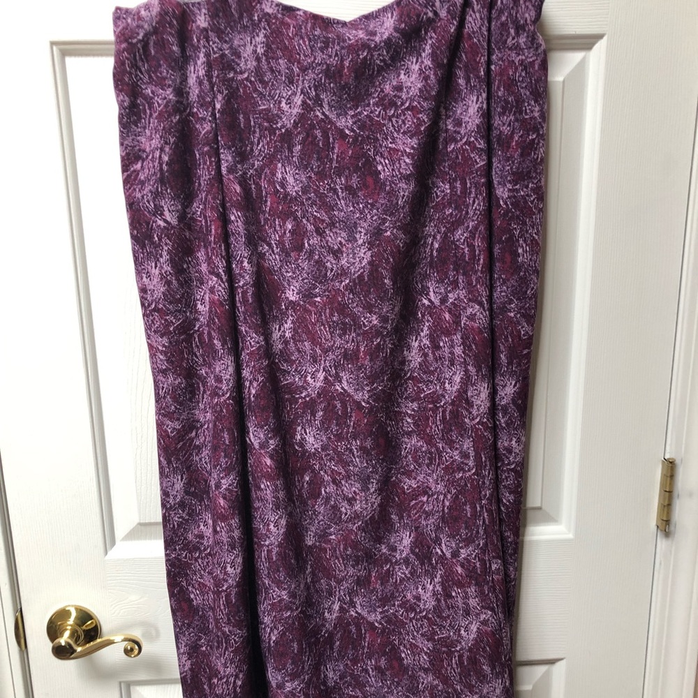 CJ Banks Purple Long Skirt